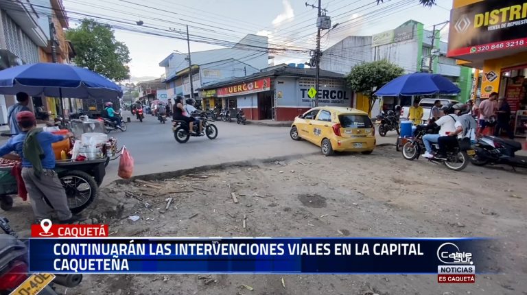 Continuarán las intervenciones viales en la capital caqueteña, así lo confirmó Carolina Tamayo Buitrago, secretaria de Infraestructura