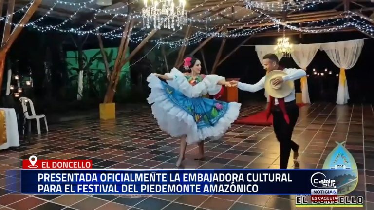 El municipio de El Doncello realizó el acto de presentación oficial de su embajadora cultural, quien representará a la localidad en uno de los eventos folclóricos más importantes de la región.