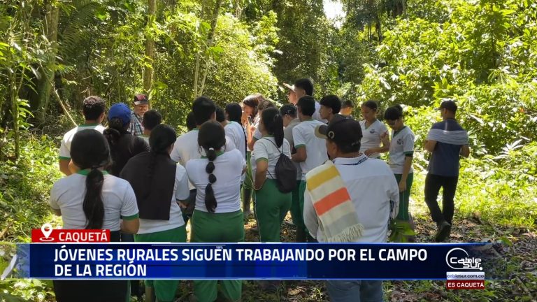 Jóvenes rurales siguen trabajando por el campo de la región, en articulación con Agrosavia, impulsando iniciativas ambientales en Belén de los Andaquíes.