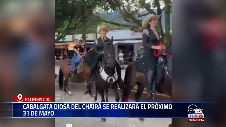 Próximo sábado 31 de mayo gran cabalgata de mujeres diosa del chaira un espacio para los amantes a los equinos.