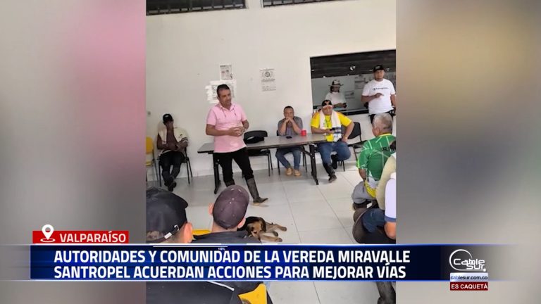 Con el objetivo de atender las problemáticas más sentidas del sector, se llevó a cabo una jornada de acercamiento entre la comunidad de Miravalle Santropel y representantes institucionales, en la cual se acordaron compromisos conjuntos para el mejoramiento vial.