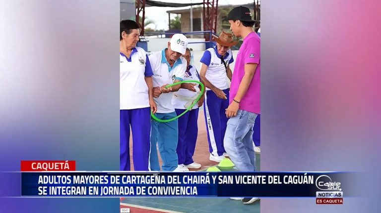 Los Centros Vida de Cartagena del Chairá y San Vicente del Caguán realizaron jornada de integración