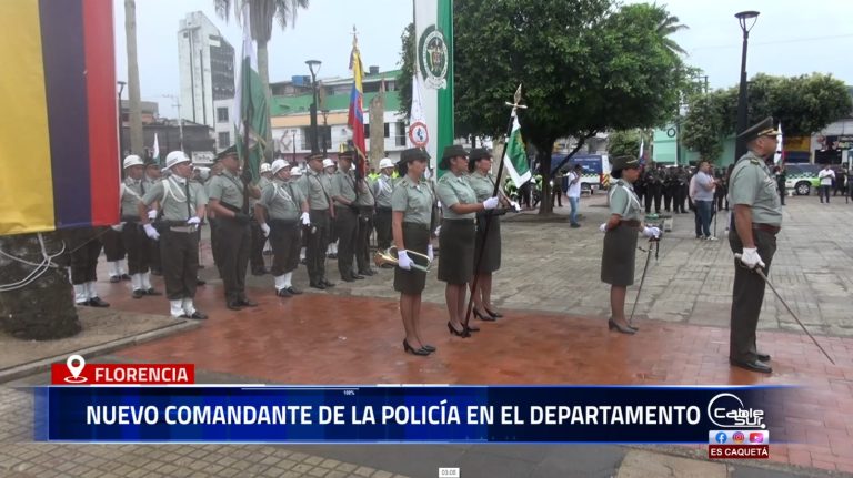En ceremonia oficial, se realizó el acto de transmisión de mando del Departamento de Policía Caquetá.