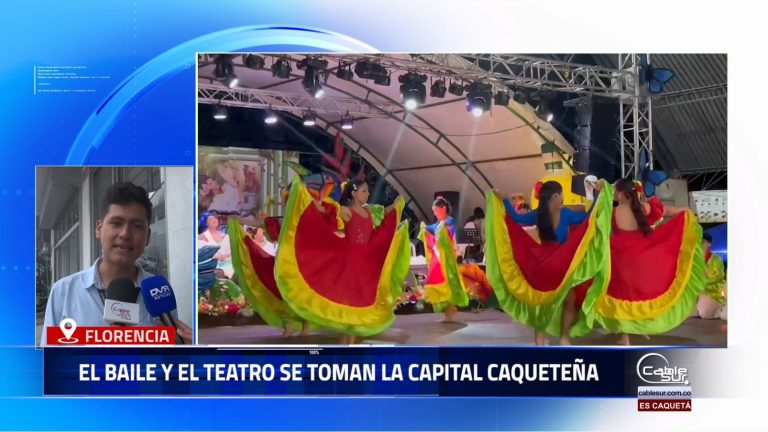 El baile y el teatro se toman la capital caqueteña con una agenda cultural articulada entre el Ministerio de Cultura, el programa “Las Artes y lo Sabes” y la Secretaría de Cultura de Florencia.
