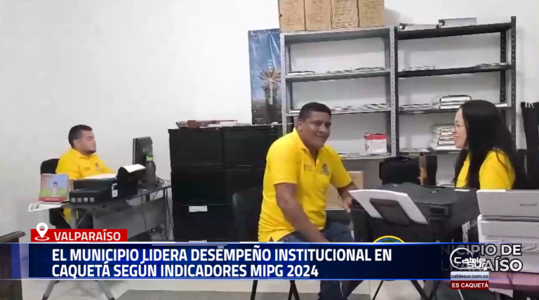 Con un puntaje sobresaliente de 92.6, Valparaíso se posiciona en el primer lugar entre los 16 municipios del departamento en el más reciente reporte del Modelo Integrado de Planeación y Gestión (MIPG).