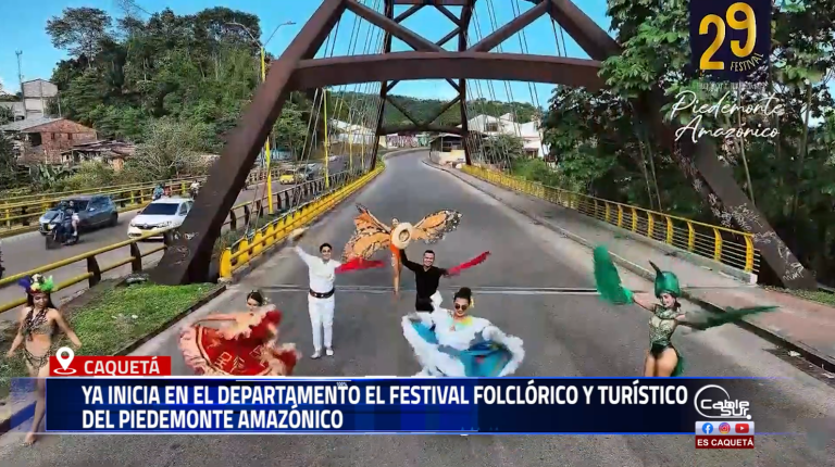 Con una variada agenda cultural y artística, comenzó en el departamento del Caquetá el Festival Folclórico y Turístico del Piedemonte Amazónico, un evento que resalta las expresiones tradicionales de la región y promueve el turismo como motor de desarrollo local.