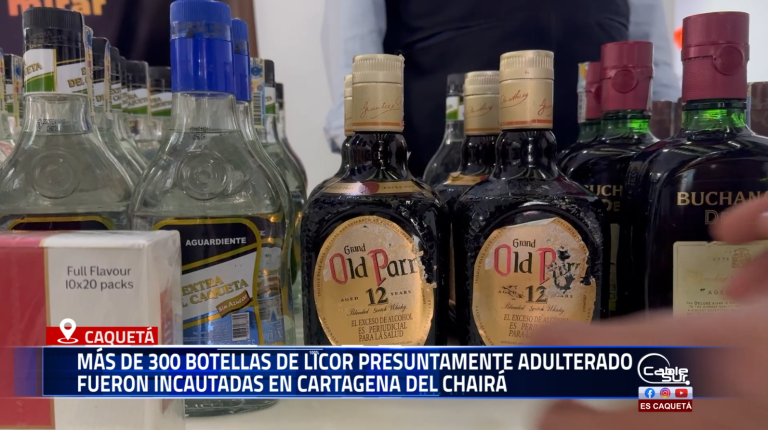 Durante el último fin de semana, el Grupo Operativo Anticontrabando llevó a cabo labores de inspección y vigilancia en establecimientos de expendio de licor del municipio de Cartagena del Chairá