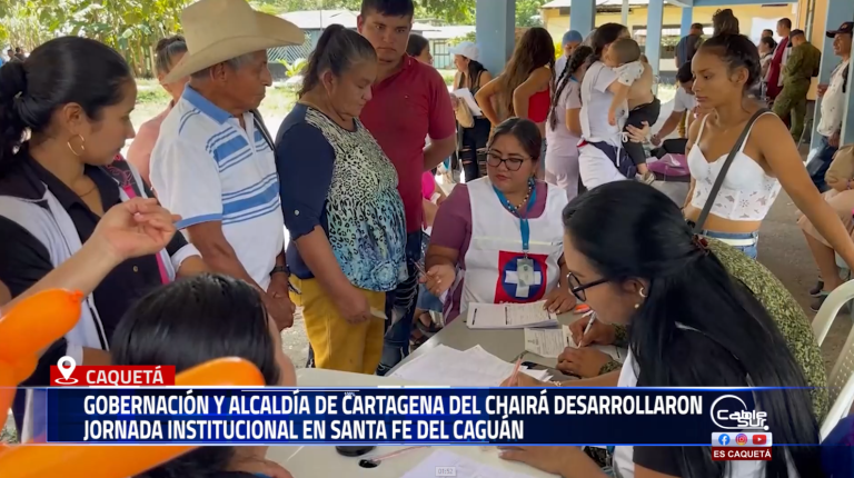 Con la participación de más de 250 habitantes, se llevó a cabo la Jornada Comunitaria para el Desarrollo N.º 23 en la inspección de Santa Fe del Caguán, donde entidades locales, departamentales y nacionales ofrecieron servicios esenciales a comunidades con acceso limitado a la institucionalidad.
