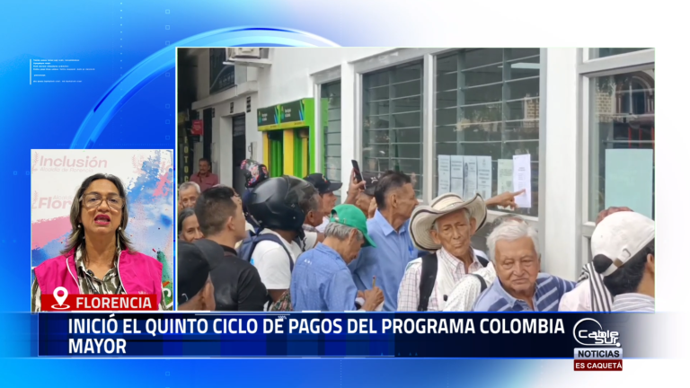 Con el objetivo de garantizar el bienestar económico de los adultos mayores, Prosperidad Social inició en Florencia el quinto ciclo de pagos del programa Colombia Mayor.