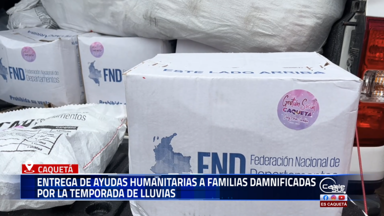 La Gobernación del Caquetá, en coordinación con la Alcaldía de Puerto Rico y la Unidad Nacional para la Gestión del Riesgo de Desastres, entregó ayudas humanitarias a 27 familias de la vereda Parcelación Bolivia, afectadas por la fuerte temporada de lluvias.