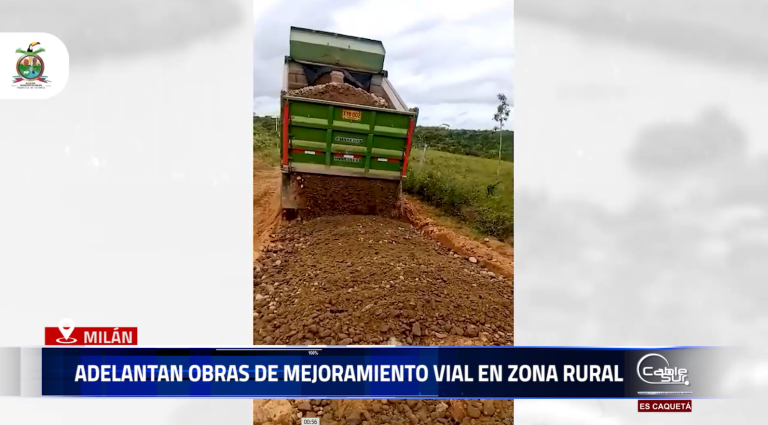 En el municipio de Milán, se ejecutan labores de mantenimiento vial en sectores críticos de la vía Yumal – La Rastra, como parte de un convenio solidario que busca mejorar la conectividad de las comunidades rurales.