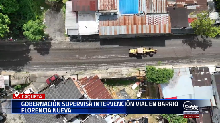 La Secretaría de Infraestructura del Caquetá acompañó una jornada de verificación técnica en el barrio Florencia Nueva, en medio de los trabajos de mejoramiento vial que se adelantan en la capital del departamento.