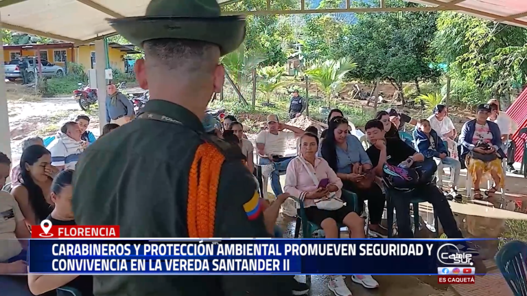 La Policía Nacional, por medio de su Grupo de Carabineros y Protección Ambiental, desarrolló una jornada comunitaria en la vereda Santander II con el propósito de atender inquietudes locales y fortalecer la relación entre ciudadanía e instituciones.