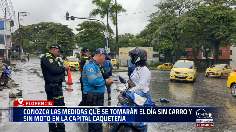 La Alcaldía de Florencia, a través de la Secretaría de Transporte y Movilidad, dio a conocer las medidas que regirán durante la jornada del Día sin Carro y sin Moto en la capital caqueteña.