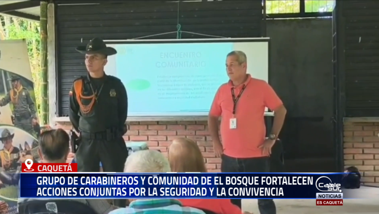Un encuentro comunitario liderado por el Grupo de Carabineros del Caquetá y la Junta de Acción Comunal de la parcelación El Bosque permitió avanzar en la articulación de estrategias orientadas a mejorar la seguridad y fomentar la convivencia en este sector rural.