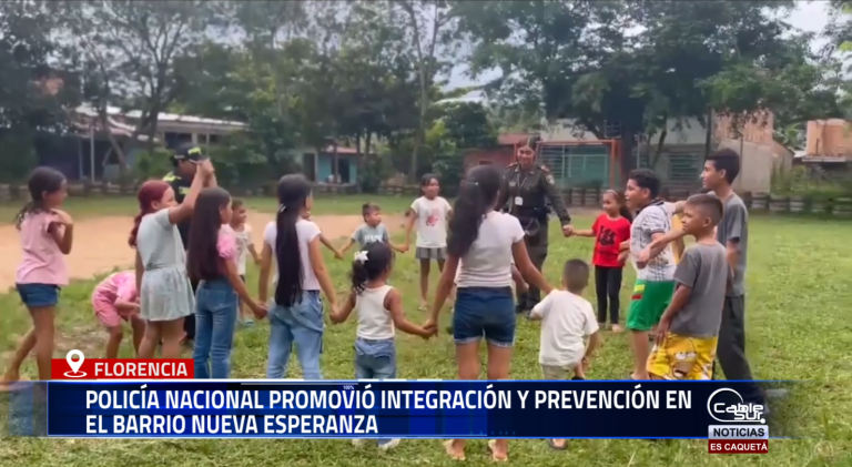 Como parte del Nuevo Modelo de Servicio de Policía Orientado a las Personas y los Territorios, la Policía Nacional llevó a cabo un encuentro comunitario en el barrio Nueva Esperanza.