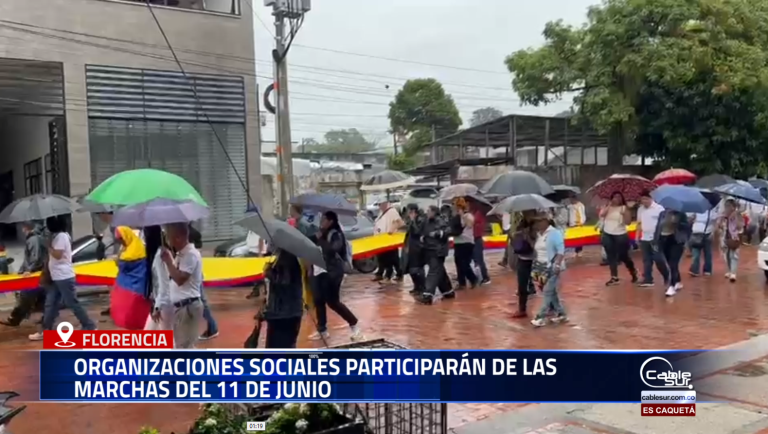 Nueva movilización en Florencia en apoyo a la Consulta Popular.