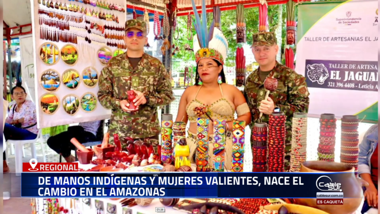 El Batallón de Apoyo y Acción Integral N6 del Ejército Nacional, desde una labor no armada y comprometida con el bienestar social, acompañó la realización del Mercado Campesino – Feria de la Mujer Emprendedora 2025 en Leticia, Amazonas
