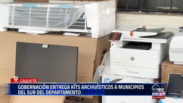 En una iniciativa orientada al fortalecimiento institucional, la Gobernación de Caquetá realizó la entrega de kits archivísticos