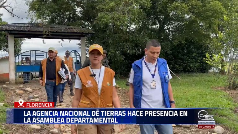 La directora de la Agencia Nacional de Tierras (ANT), Luz Estela Román, hizo presencia en la Asamblea Departamental del Caquetá, donde socializó avances y retos en materia de acceso, formalización y restitución de tierras en la región.