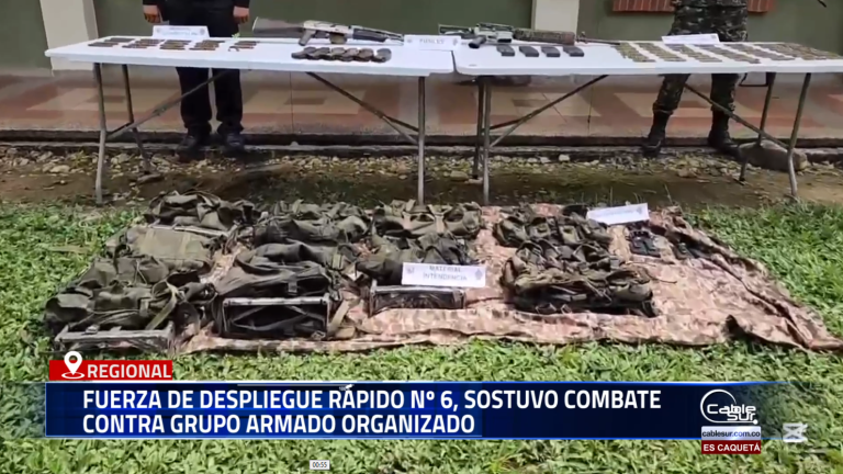Ejército sostuvo combate contra grupo armado en Puerto Guzmán, Putumayo.