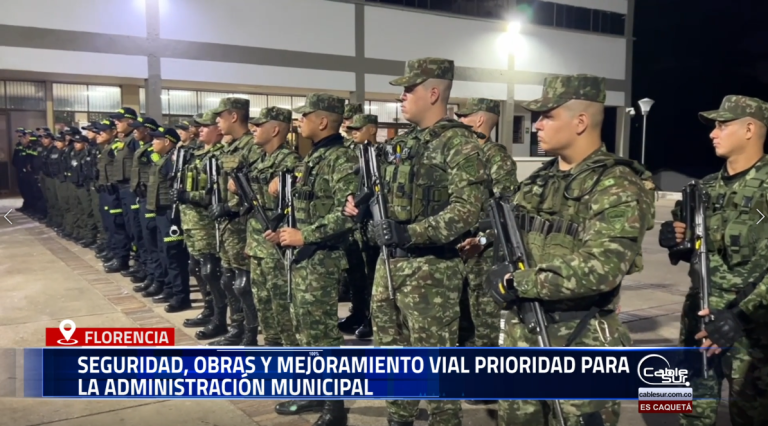 Con más de 147 días sin homicidios, Florencia se posiciona como la primera ciudad segura del país, resultado de un trabajo articulado entre comunidad, autoridades y la Administración Municipal.