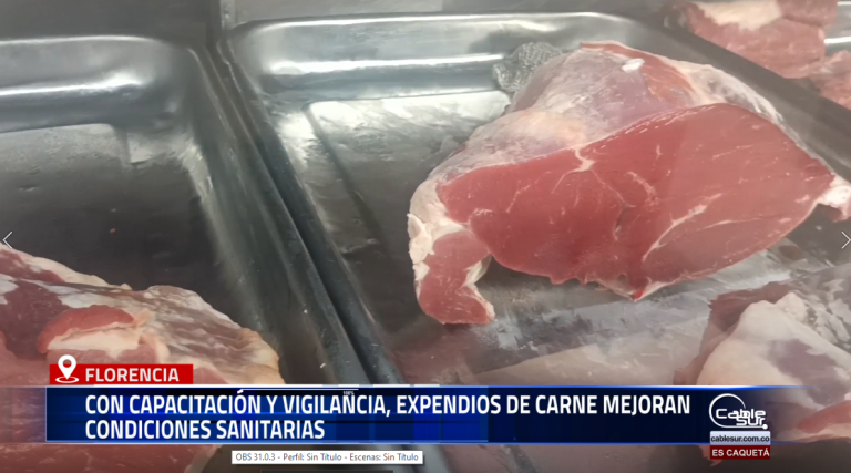 Con el propósito de garantizar que los productos cárnicos que consumen los florencianos cumplan con condiciones de calidad e inocuidad