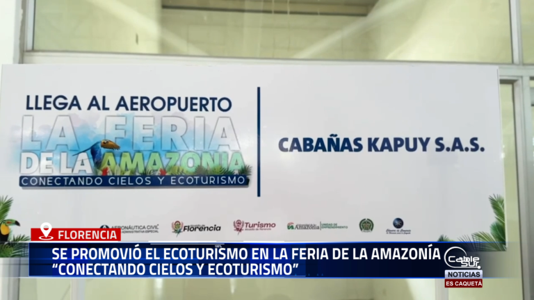 Con el propósito de fortalecer la economía local y posicionar a Florencia como un destino turístico estratégico, se llevó a cabo una feria temática en el Aeropuerto Gustavo Artunduaga Paredes, con la participación de diferentes actores del sector turismo y la institucionalidad regional.