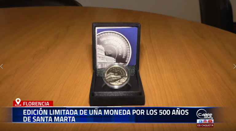 En conmemoración de los 500 años de fundación de Santa Marta, el Banco de la República presentó una moneda de edición limitada que rinde homenaje a la historia y legado de la ciudad más antigua de Colombia.