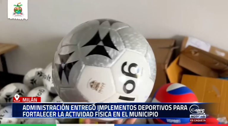 La Alcaldía de Milán, Caquetá, avanzó en la implementación de estrategias para promover el deporte como motor de integración y desarrollo social, mediante la entrega de implementos deportivos a diferentes comunidades del municipio.