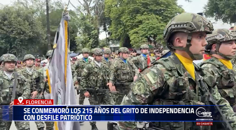En el marco de la celebración nacional del 20 de julio, el departamento del Caquetá realizó un desfile conmemorativo para celebrar los 215 años del Grito de Independencia de Colombia.