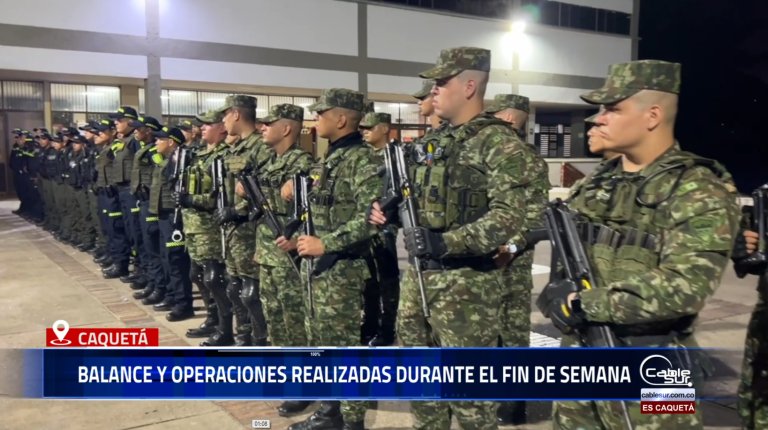 Más de 600 policías garantizaron la tranquilidad y seguridad durante las festividades sampedrinas en Caquetá.