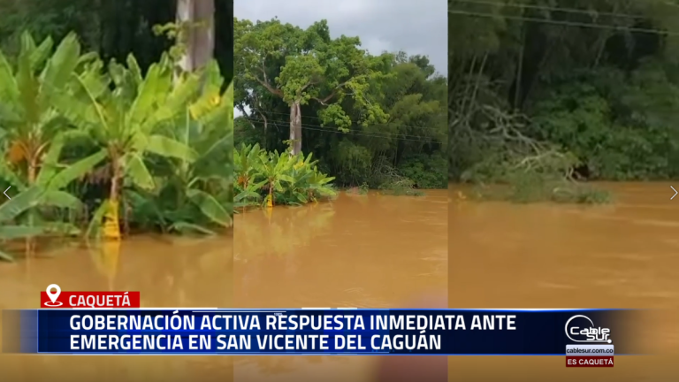 Frente a la situación de emergencia que afecta a la población de San Vicente del Caguán, la Gobernación del Caquetá activó protocolos de atención y envío de ayudas humanitarias para apoyar a las familias damnificadas.