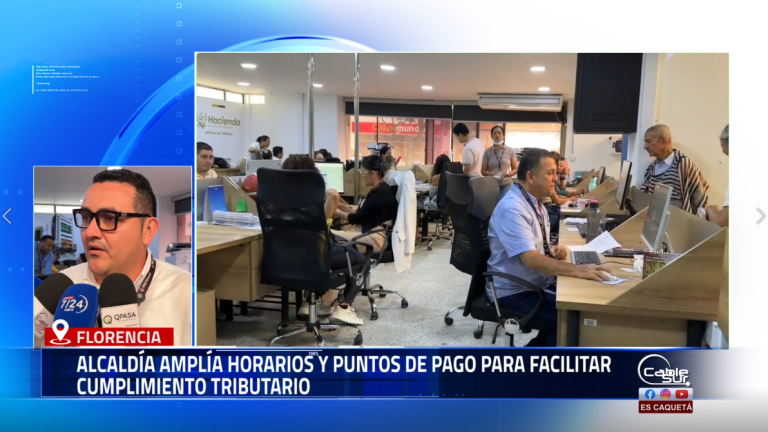 Con el fin de brindar mayor comodidad a los contribuyentes, la Alcaldía de Florencia habilitó un nuevo punto de SuperGIROS en el primer piso de la entidad territorial