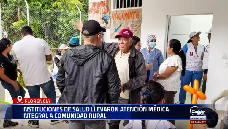 En el marco de las estrategias de atención primaria y con un enfoque preventivo y comunitario, la Alcaldía de Florencia y el Hospital Malvinas desarrollaron una jornada de salud en el corregimiento Santo Domingo