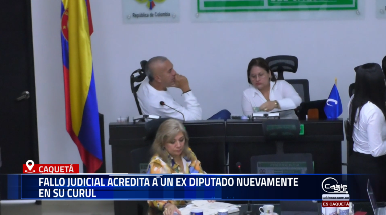 Un reciente fallo judicial permitió el regreso del dirigente político Luis Silva a la Asamblea Departamental del Caquetá, luego de que fuera acreditado nuevamente como diputado.