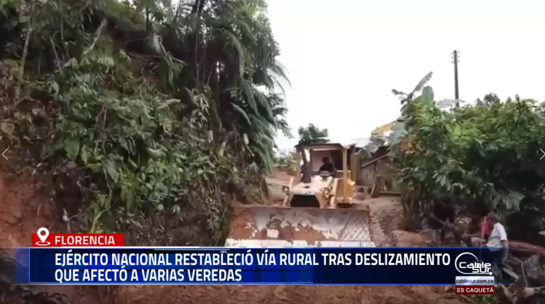 Una emergencia causada por deslizamientos de tierra en la zona rural de Florencia, Caquetá, dejó incomunicadas a más de cuatro veredas del corregimiento de El Caraño.