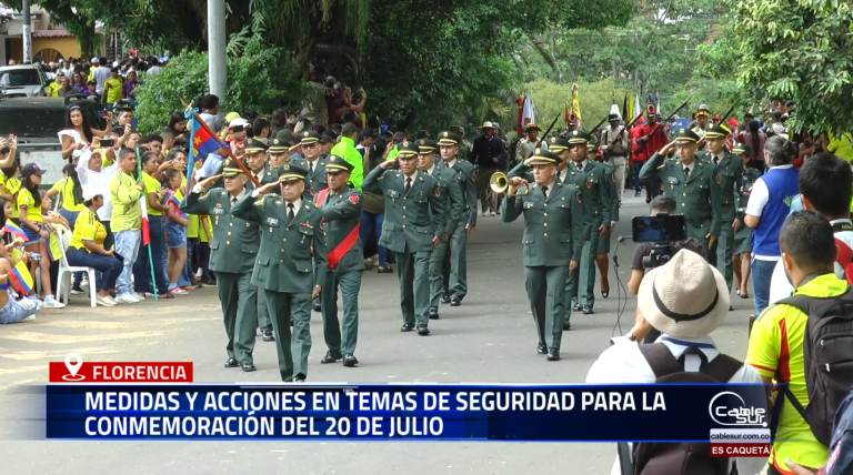 Con motivo de la conmemoración del Día de la Independencia, se anunciaron las medidas y acciones que garantizarán la seguridad durante el tradicional desfile en honor a Colombia.