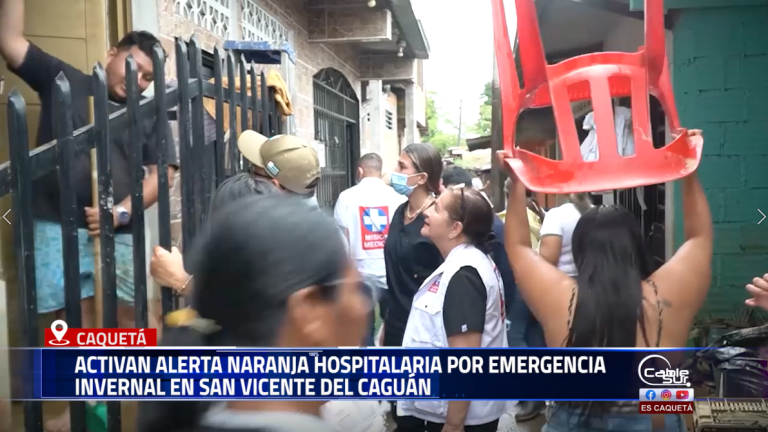 Como respuesta a la emergencia generada por las fuertes lluvias en el municipio de San Vicente del Caguán, el departamento del Caquetá fortaleció su capacidad de respuesta institucional en salud.