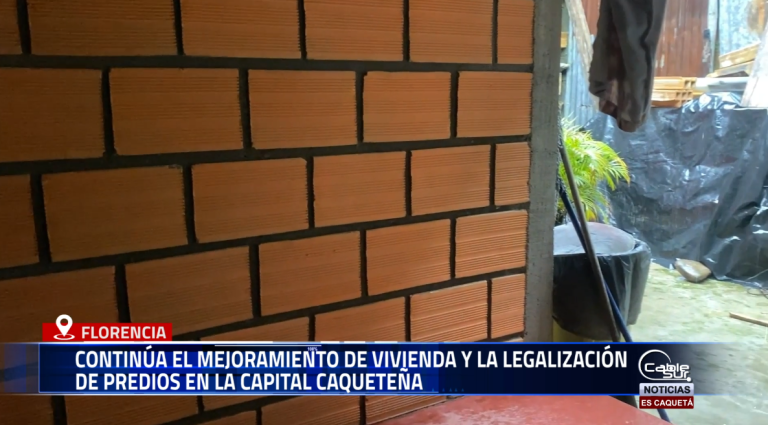 El Secretario de Vivienda, Silvio Lara, informó que avanzan las acciones para el mejoramiento de vivienda y la legalización de predios en la ciudad de Florencia.
