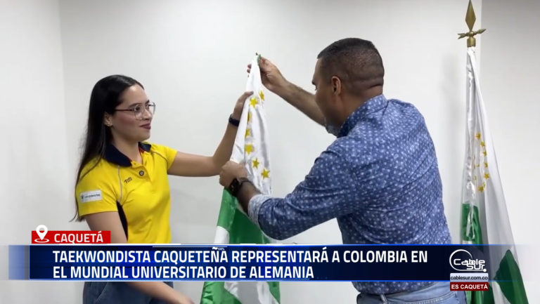 Sara Manuela Rojas, cinturón negro en la modalidad de combate femenino, será la encargada de llevar el nombre de Caquetá y de Colombia al Mundial Universitario de Taekwondo que se realizará en Essen, Alemania, del 14 al 28 de julio.