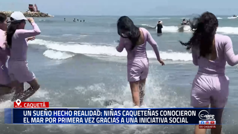 El sueño de más de 40 niñas caqueteñas ya es una realidad. Hoy disfrutan del mar, la brisa y el sol en Cartagena, en el marco de una experiencia transformadora que marca sus vidas.