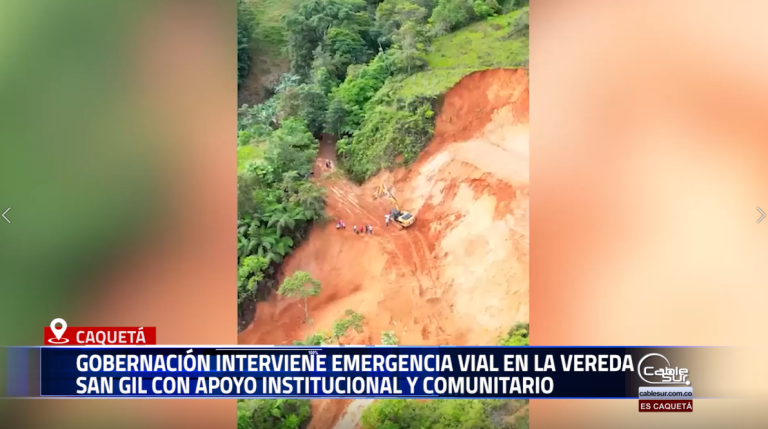 Ante los recientes derrumbes que afectaron la movilidad en la vereda San Gil, se ejecutan acciones conjuntas entre entidades territoriales y la comunidad para restablecer el paso en uno de los tramos más críticos del sector rural.