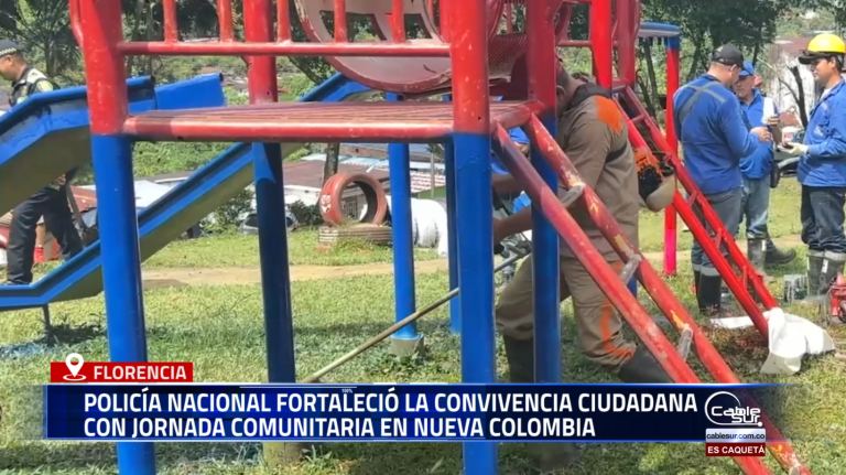 En el marco de la estrategia “Comandante al Vecindario”, el Departamento de Policía Caquetá lideró una jornada de acercamiento con la comunidad del barrio Nueva Colombia, segunda etapa, con el objetivo de promover la seguridad, la confianza institucional y el mejoramiento del entorno.