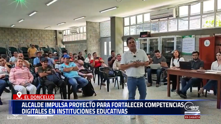 EL MUNICIPIO DE EL DONCELLO AVANZA EN SU COMPROMISO CON LA INNOVACIÓN EDUCATIVA, MEDIANTE UN PROYECTO ORIENTADO A MEJORAR EL ACCESO Y USO DE TECNOLOGÍAS EN LOS ENTORNOS ESCOLARES.