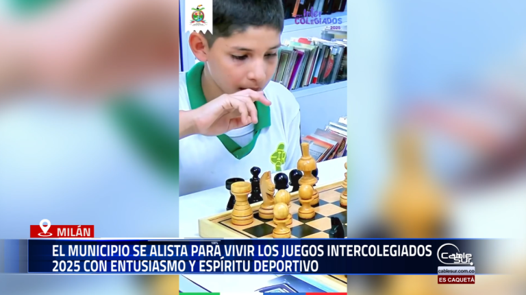 Del 23 al 25 de julio, el municipio de Milán será escenario de los Juegos Intercolegiados 2025, una jornada dedicada al deporte escolar que busca resaltar el talento estudiantil y fortalecer los valores de convivencia y trabajo en equipo.