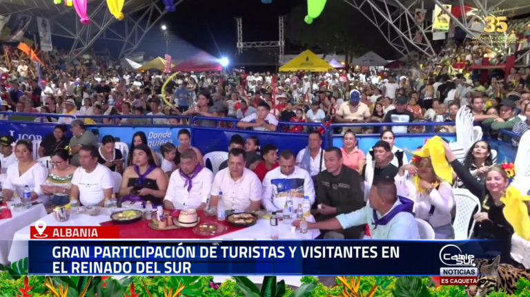 La masiva asistencia de visitantes y turistas al Reinado del Sur dejó un balance positivo para el municipio de Albania.