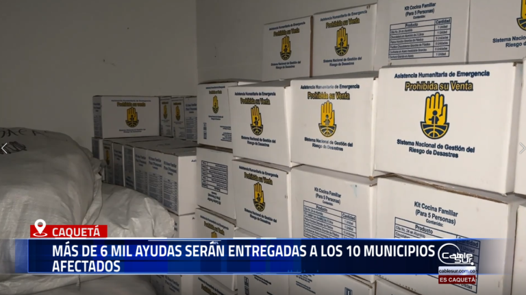 Con el objetivo de atender a las familias afectadas por la reciente temporada de lluvias, la Unidad Departamental para la Gestión del Riesgo anunció la entrega de más de 6.000 ayudas humanitarias en 10 municipios priorizados.