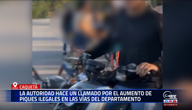 El coronel César Pinzón, comandante de la Policía en el Caquetá, se pronunció frente al incremento de los piques ilegales en diferentes vías del departamento.