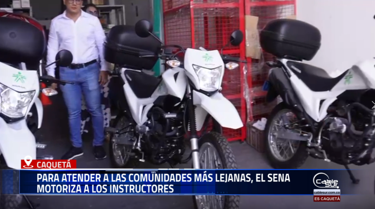 El SENA Caquetá, a través de la estrategia CampeSENA, ha dotado a los instructores rurales con motocicletas, demostrando un compromiso real con la inclusión y el desarrollo de las comunidades más alejadas del departamento.
